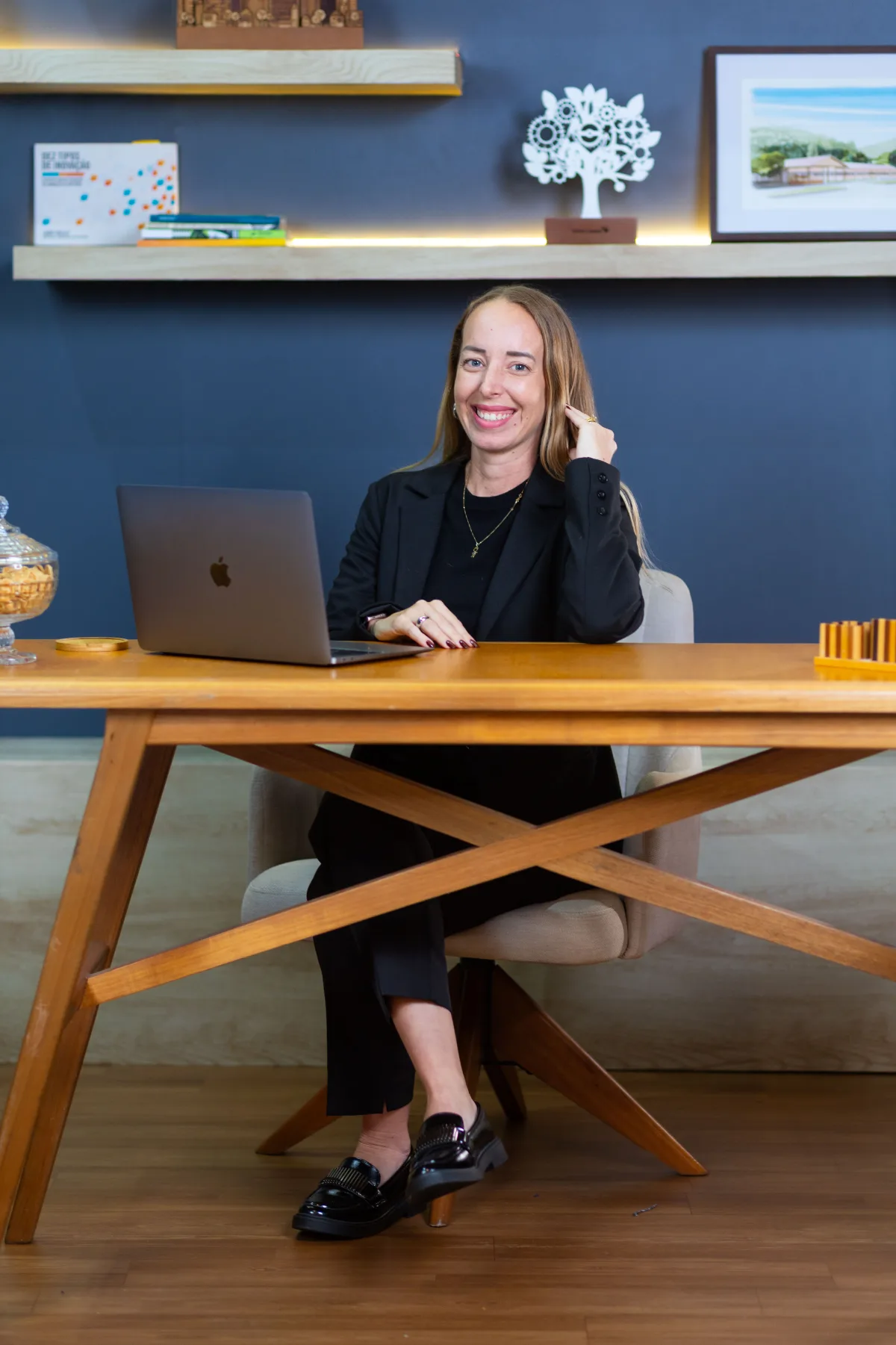 Especialista Aline, responsável pelo Mapa Visual da Ergonomia